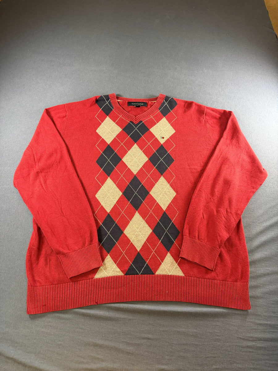 Tommy Hilfiger Trui rood geruit