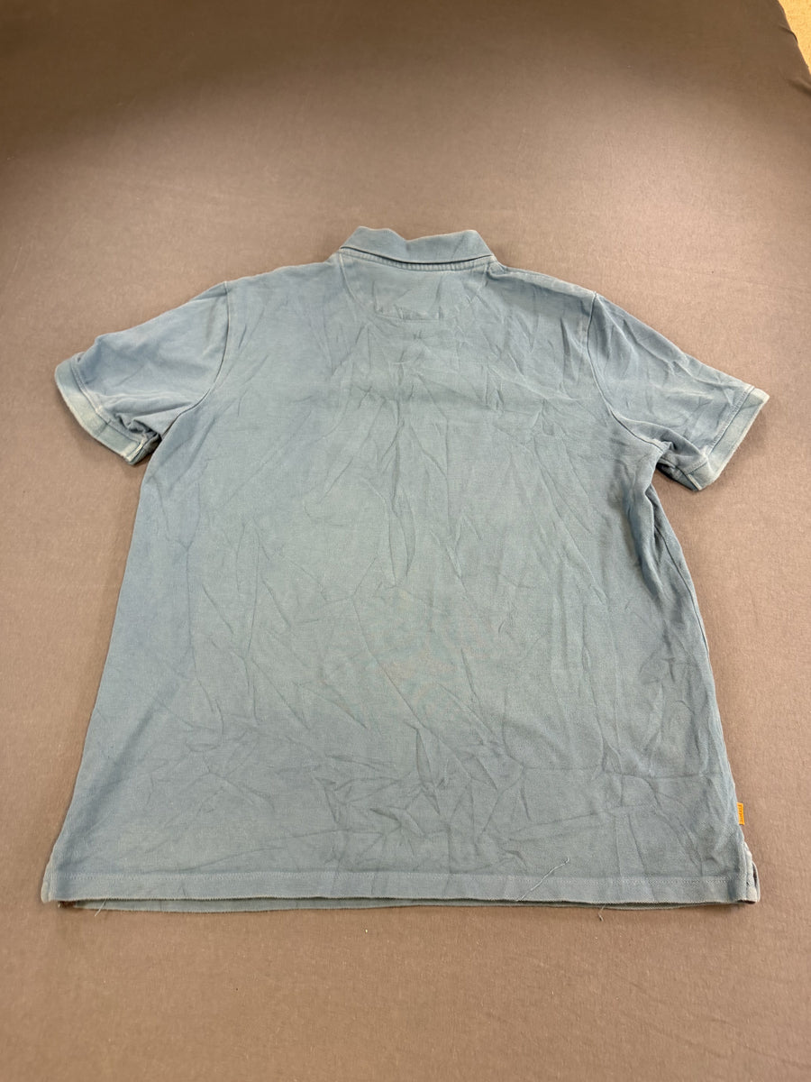 Blauwe Timberland polo, maat L (poloshirt / polohemd)