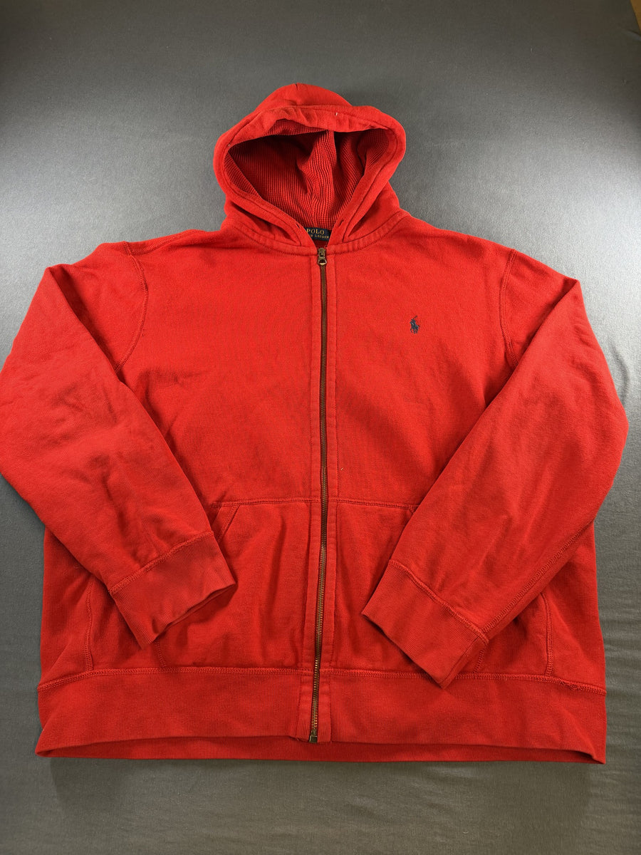 Polo Ralph Lauren Hoodie met rits rood