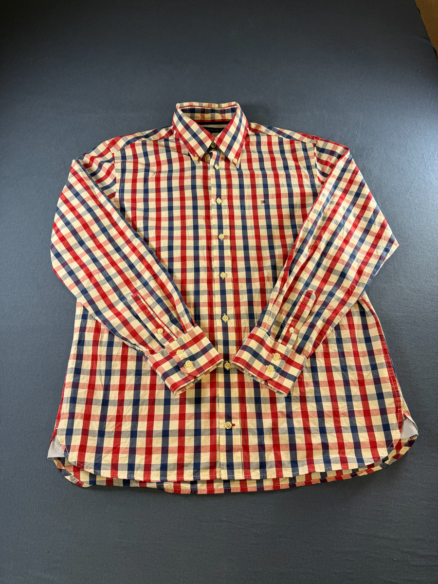 Tommy Hilfiger Blouse rood geruit