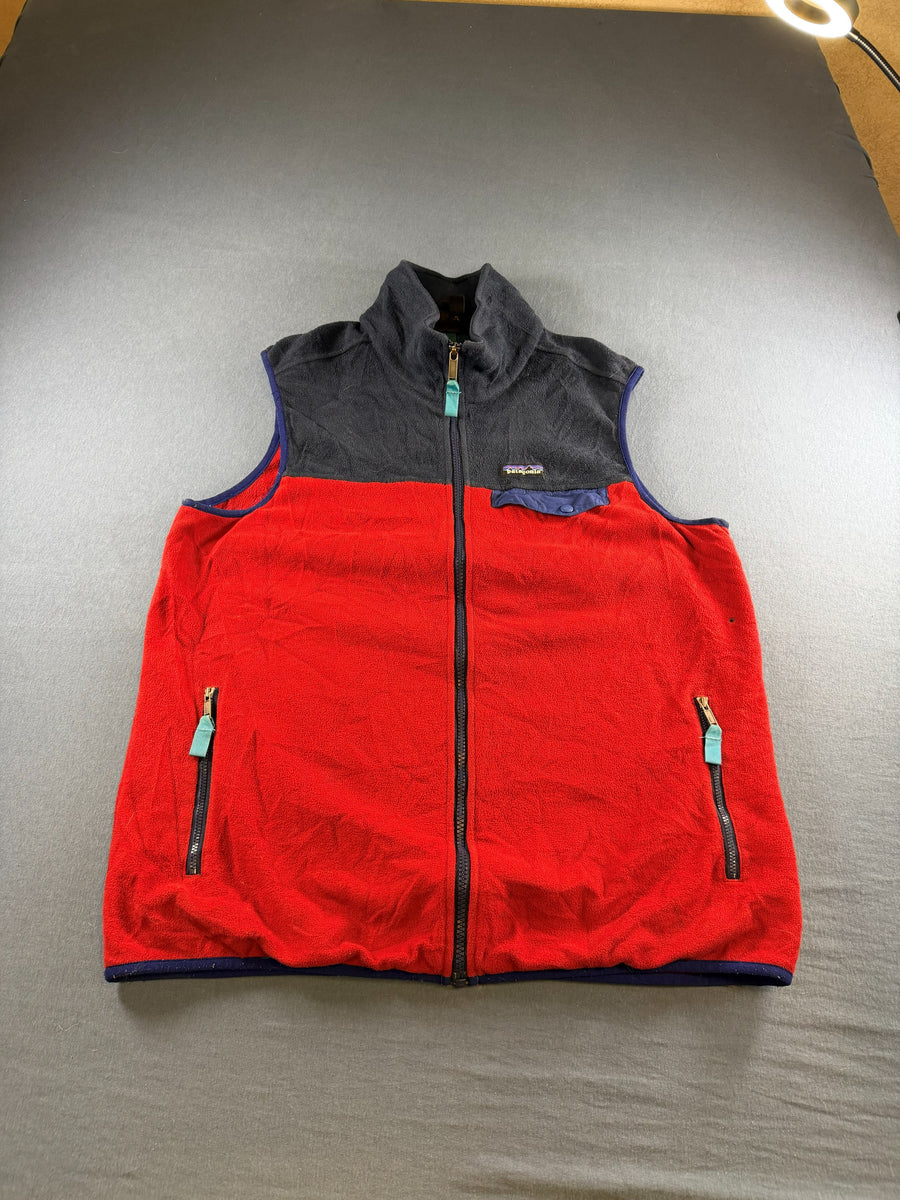 Patagonia Synchilla bodywarmer rood heren maat L gilet mouwloos vest