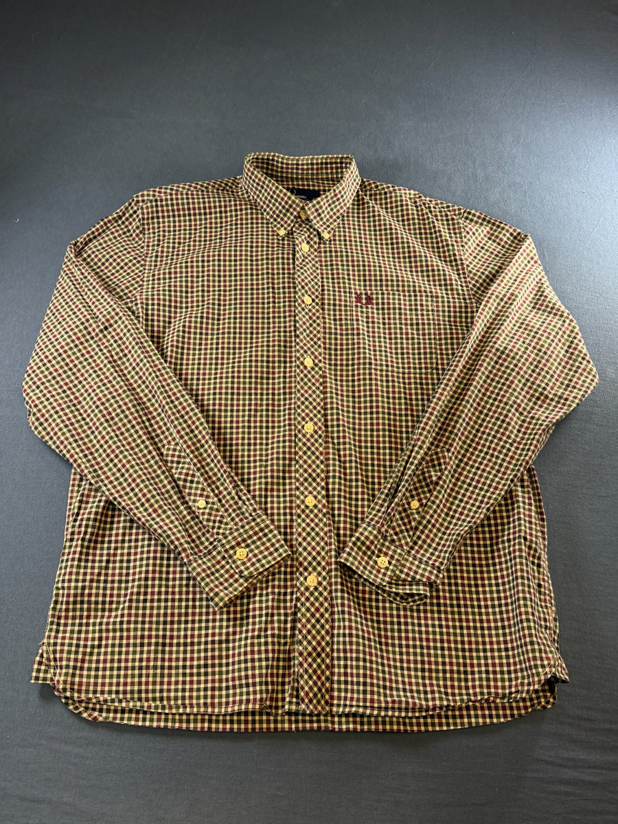 Fred Perry Blouse meerkleurig geruit