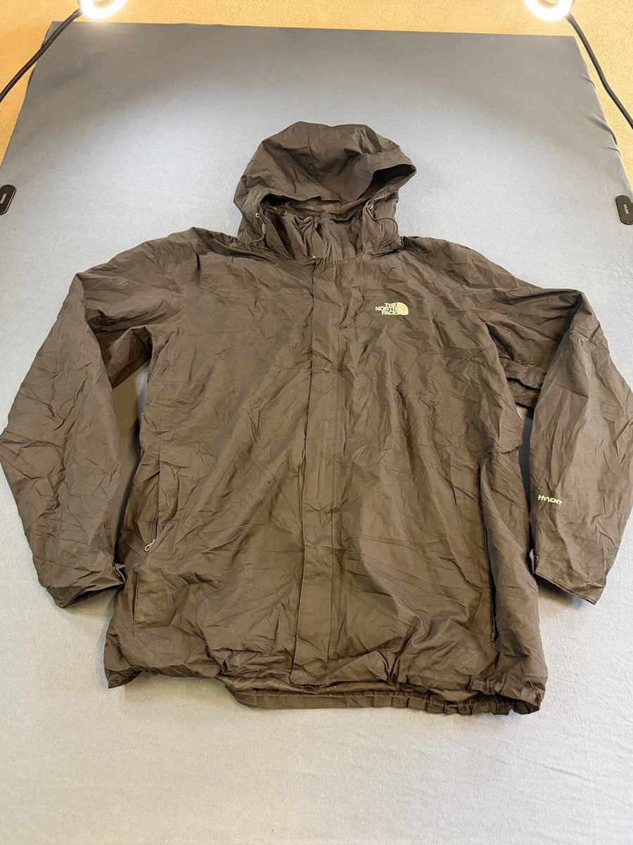 Zwarte HyVent regenjas van The North Face (windjack), maat XL