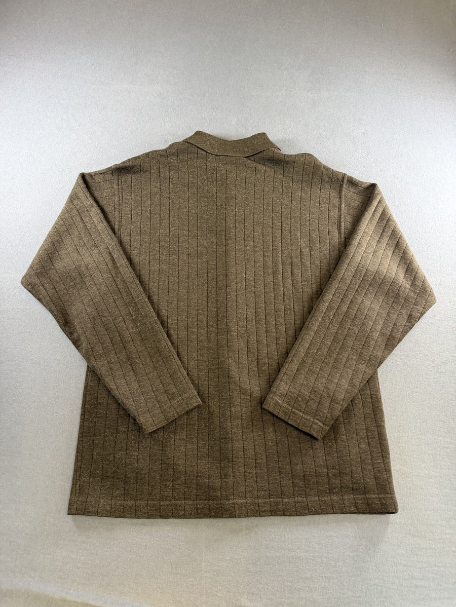 Zwart Lacoste knoopvest (cardigan) maat S - made in Spain