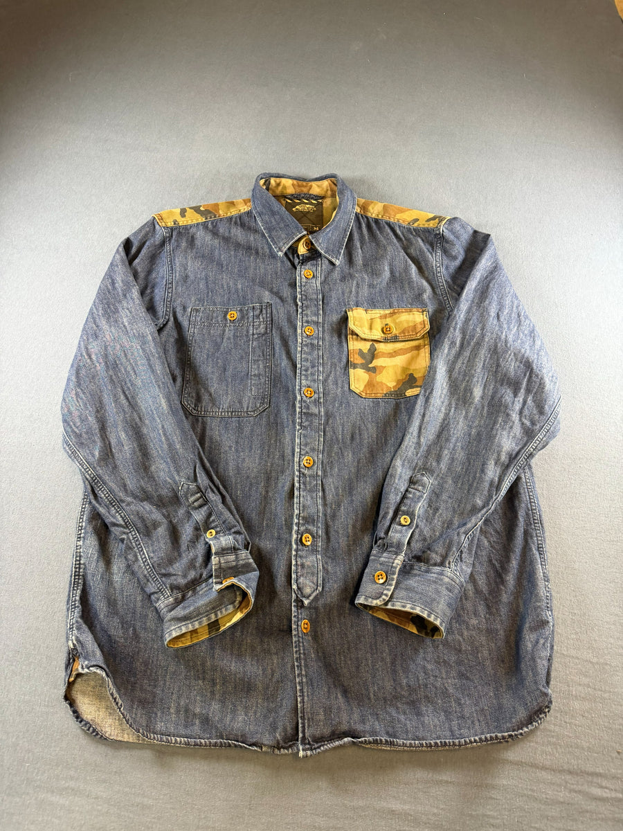 Vans Spijkerblouse grijs print