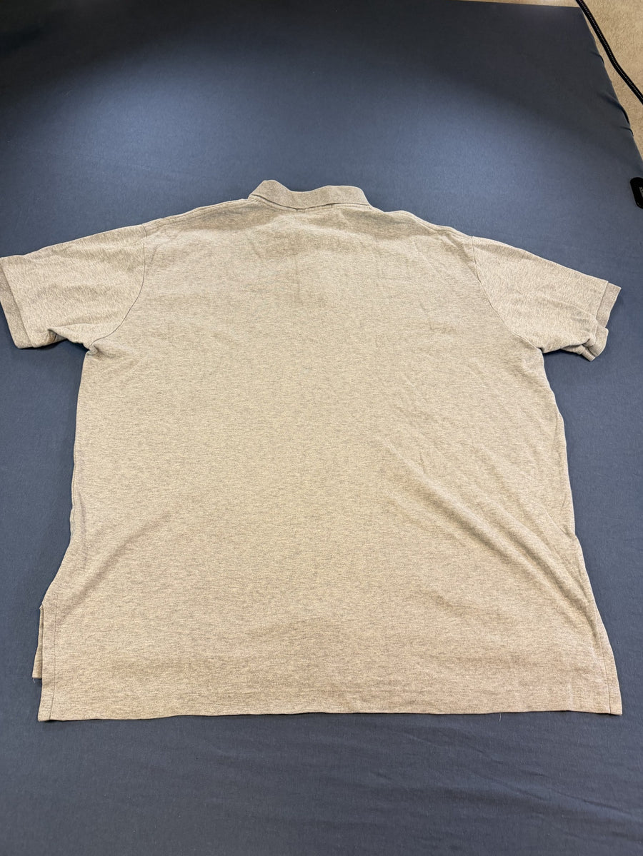 Heren poloshirt Ralph Lauren grijs melange (piquéshirt), maat XL