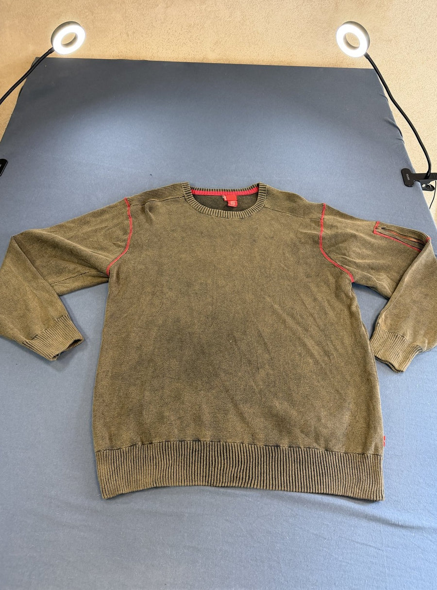Groene Levi's trui (gebreide trui / pullover) maat XXL