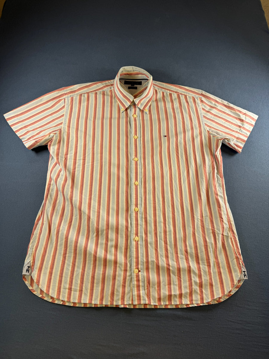 Tommy Hilfiger Blouse paars gestreept