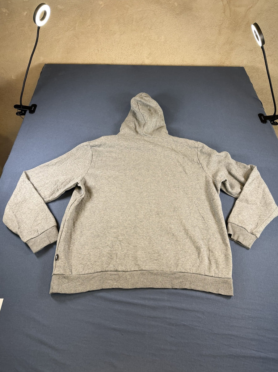 Grijze Puma hoodie (sweatvest / capuchonvest) heren – ruim vallend in maat XL
