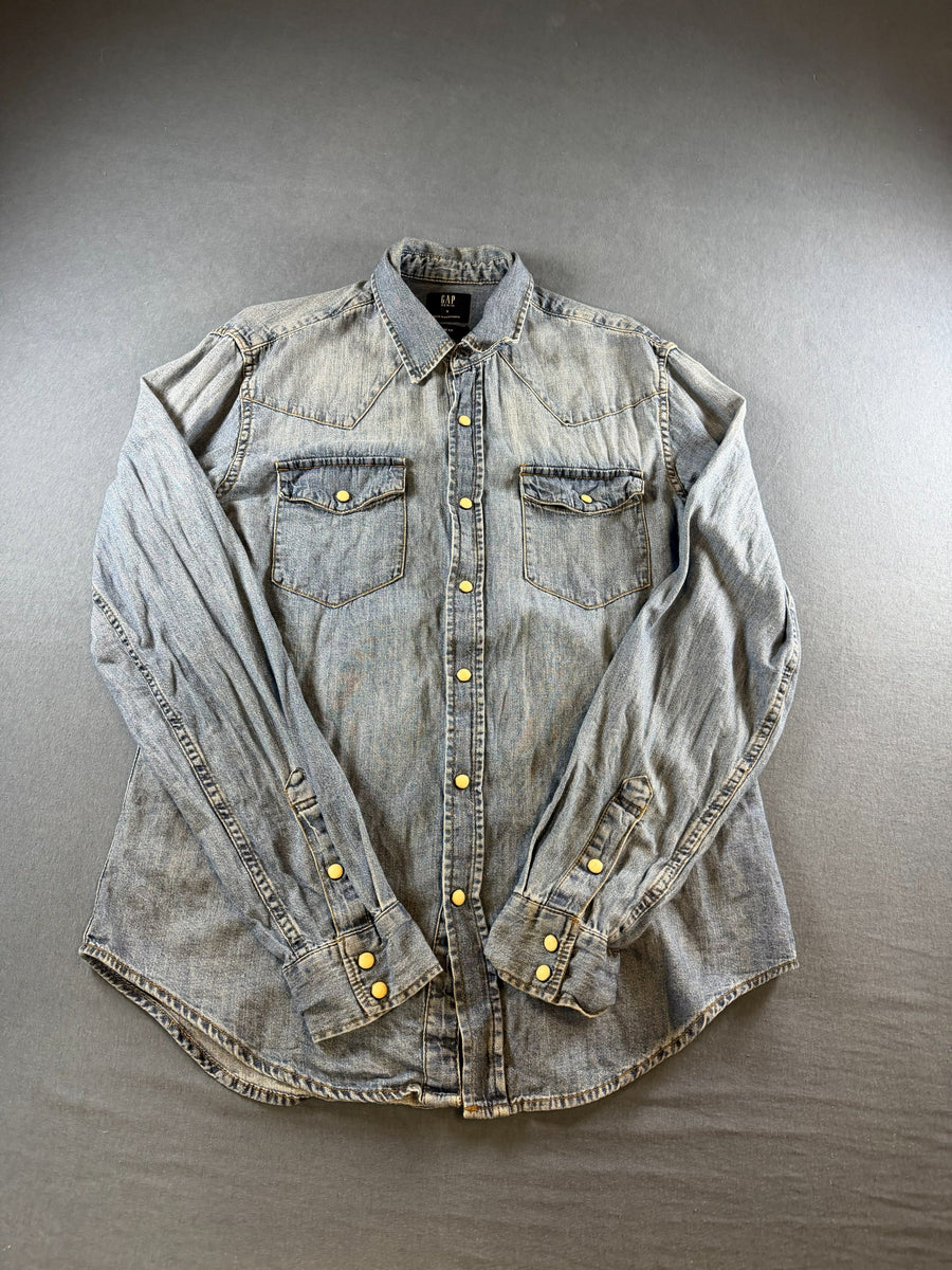 Gap Spijkerblouse blauw