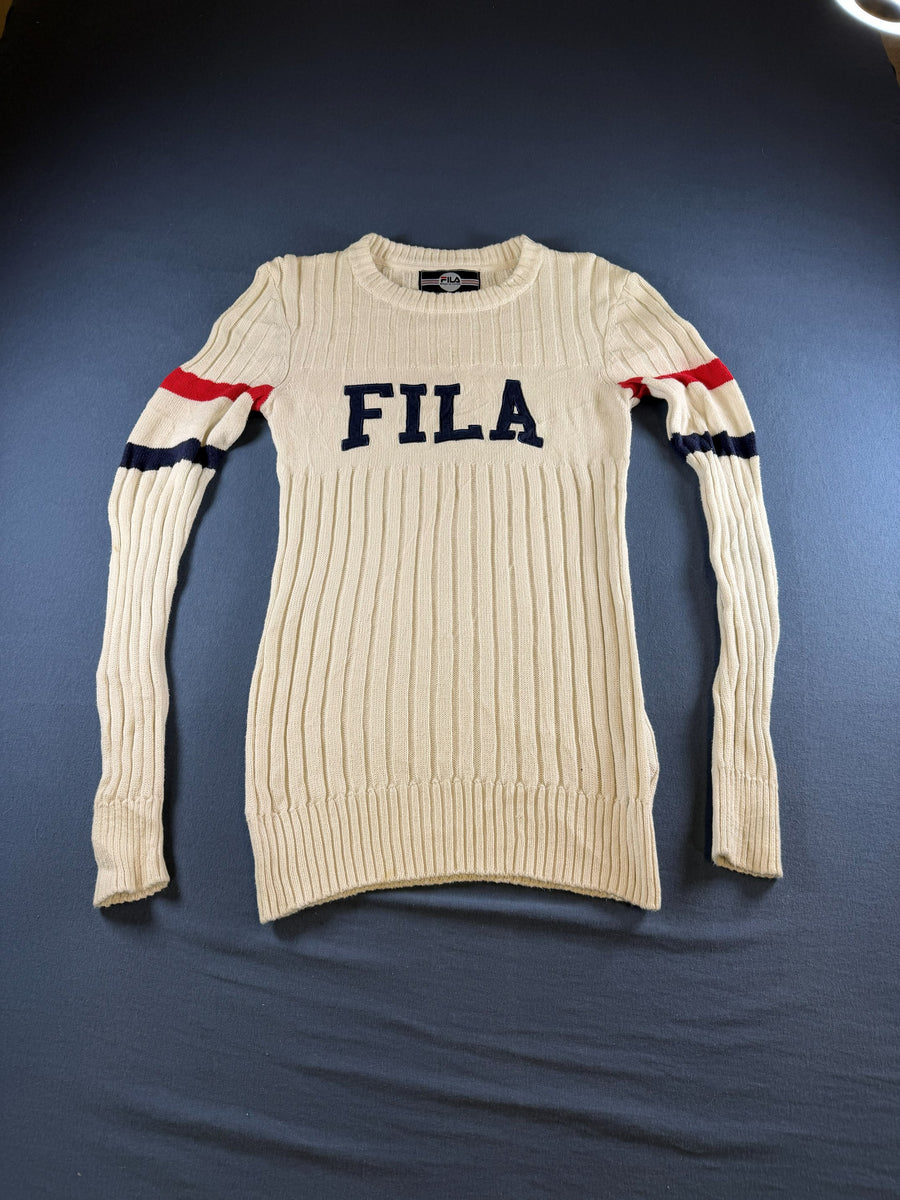 Fila Trui wit print