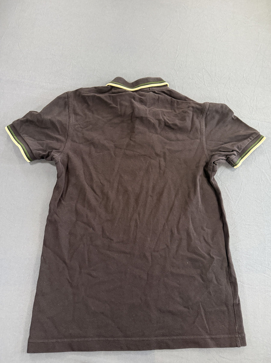 Fred Perry polo in het zwart (poloshirt / M3600), maat S