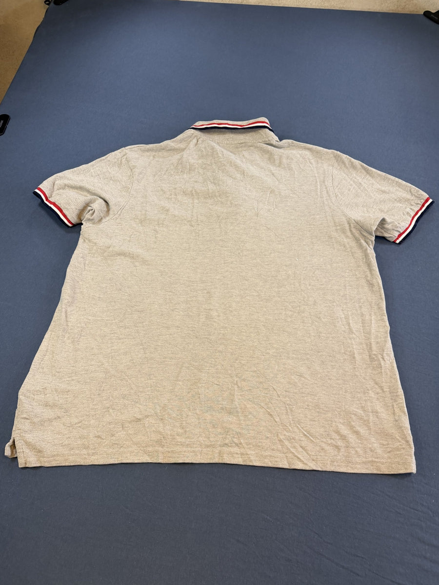 Grijze FILA polo maat XXL (poloshirt gemêleerd pique)