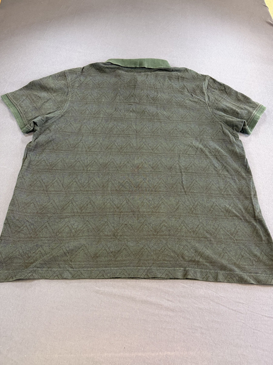 Groen Levi's poloshirt maat XXL (polo / piqué shirt met zigzagdessin)