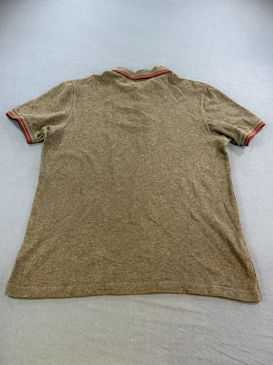 Grijze Fred Perry polo maat L (poloshirt / tennisshirt), Twin Tipped M3600