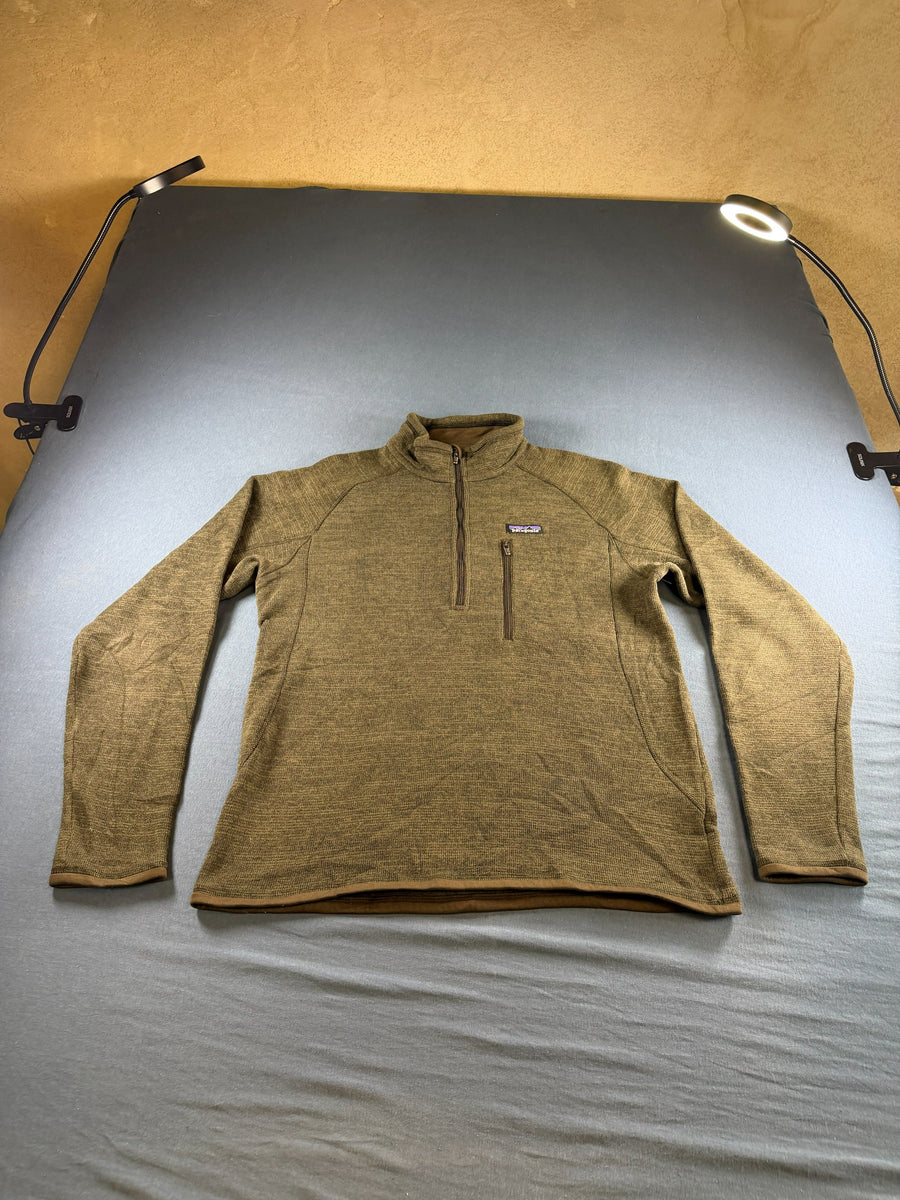 Patagonia Better Sweater sweater groen / khaki heren maat M sweatshirt trui crewneck