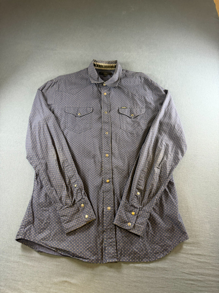 Diesel Blouse blauw print