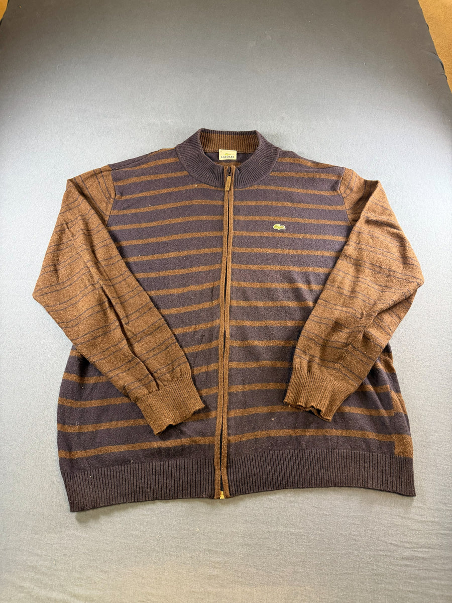 Lacoste Vest bruin gestreept