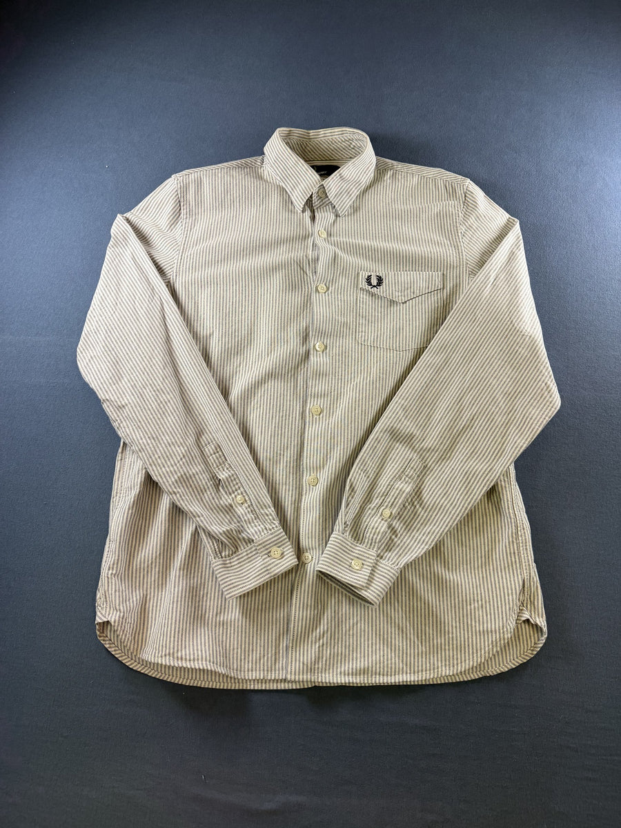 Fred Perry Blouse wit gestreept