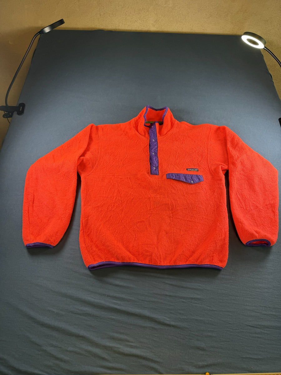 Patagonia Fleece vest roze Synchilla Snap-T