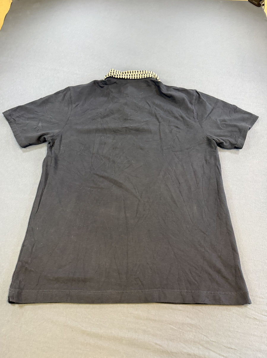 Blauw Kangol poloshirt (polo) maat XL – British Tradition met geruite kraag
