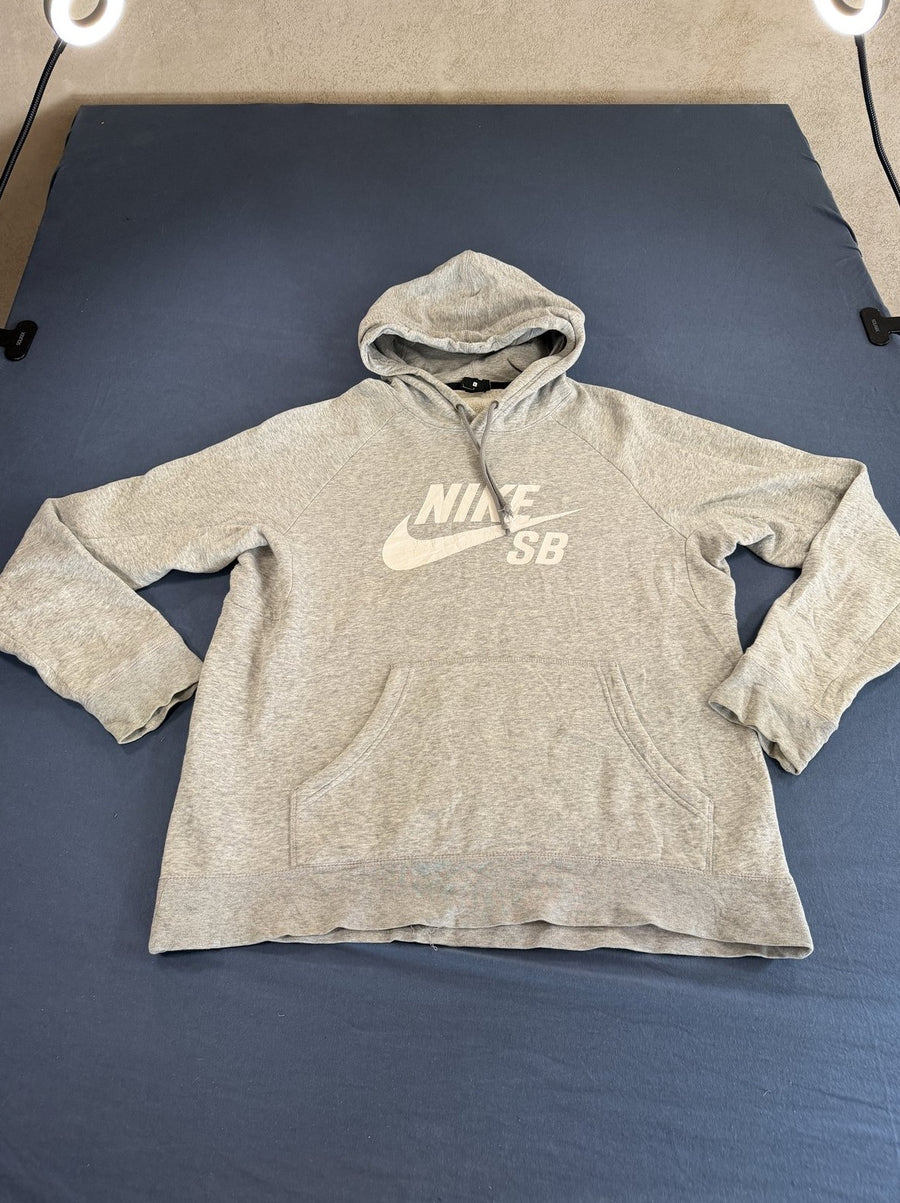 Grijze Nike SB sweater (hoodie / fleecevest), maat L