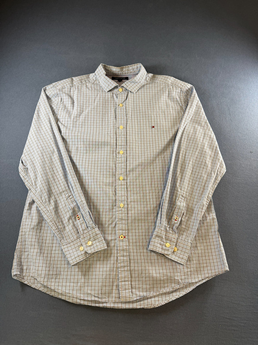 Tommy Hilfiger Blouse blauw geruit