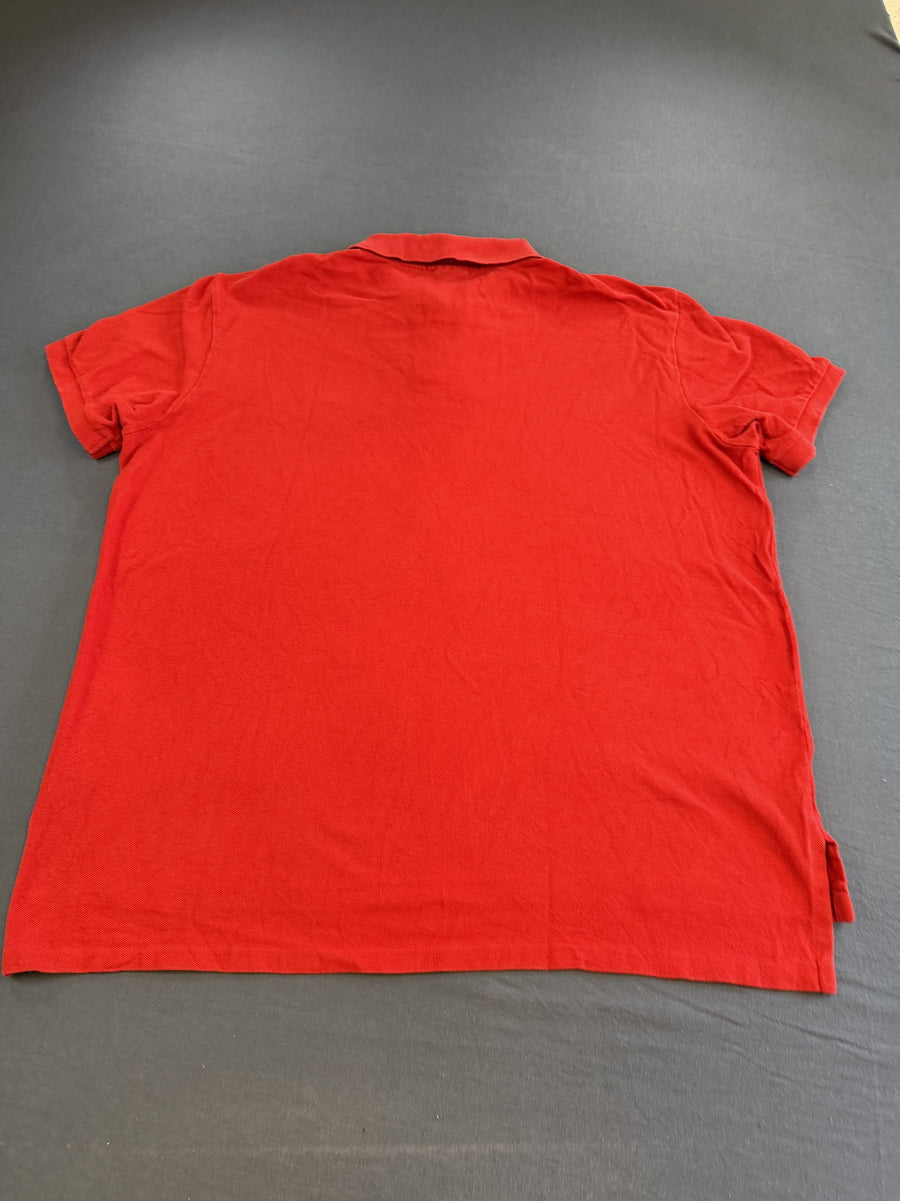 Rood Polo Ralph Lauren Poloshirt Maat XL (Pikee Golfshirt / Polo) Classic Fit