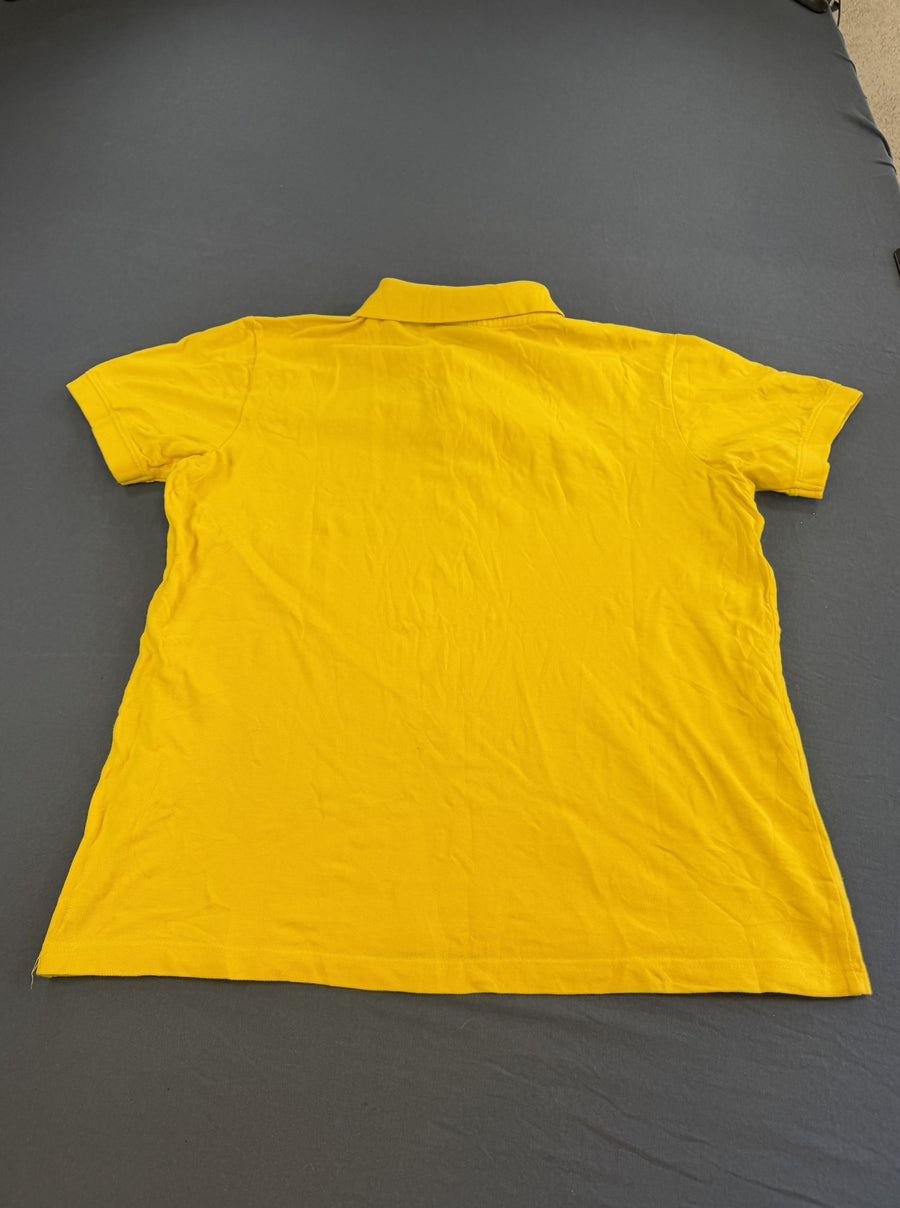 Geel Kappa polo (piqué poloshirt) heren, maat L