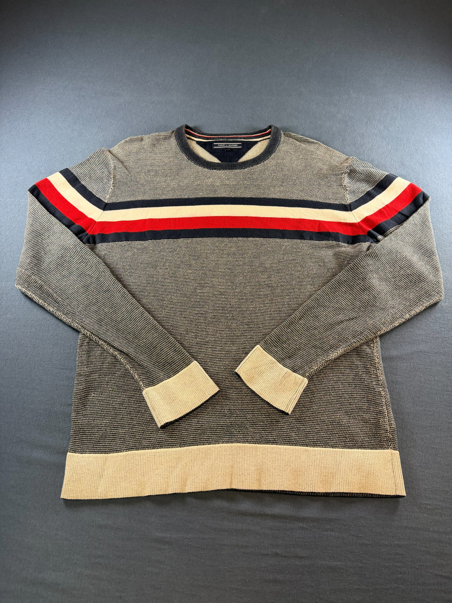 Tommy Hilfiger Trui grijs gestreept