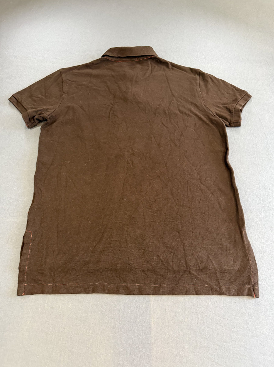 Zwart Polo Ralph Lauren Poloshirt Heren (Golfshirt), Maat S Custom Fit
