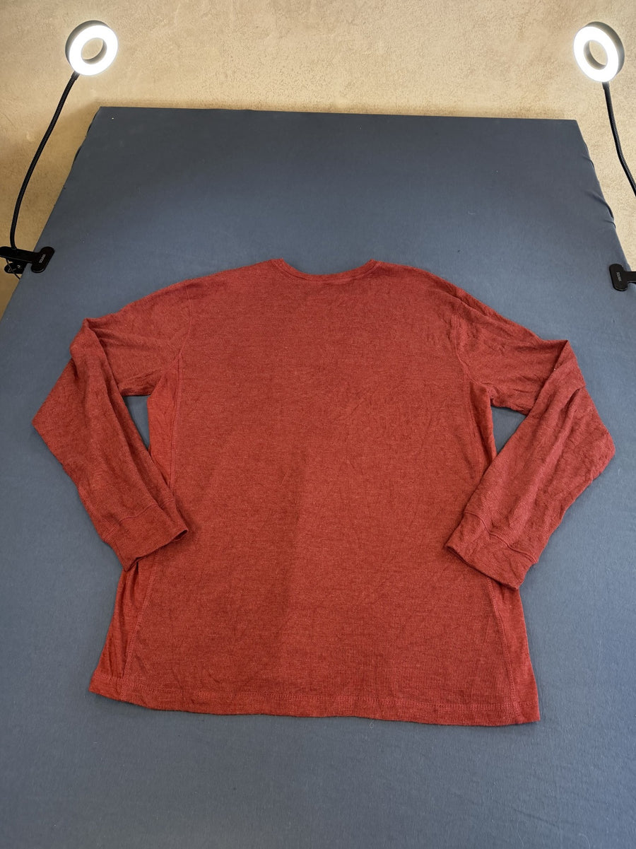 Rood – Levi's structuurtrui heren XXL (wafelpullover / waffle-knit trui)