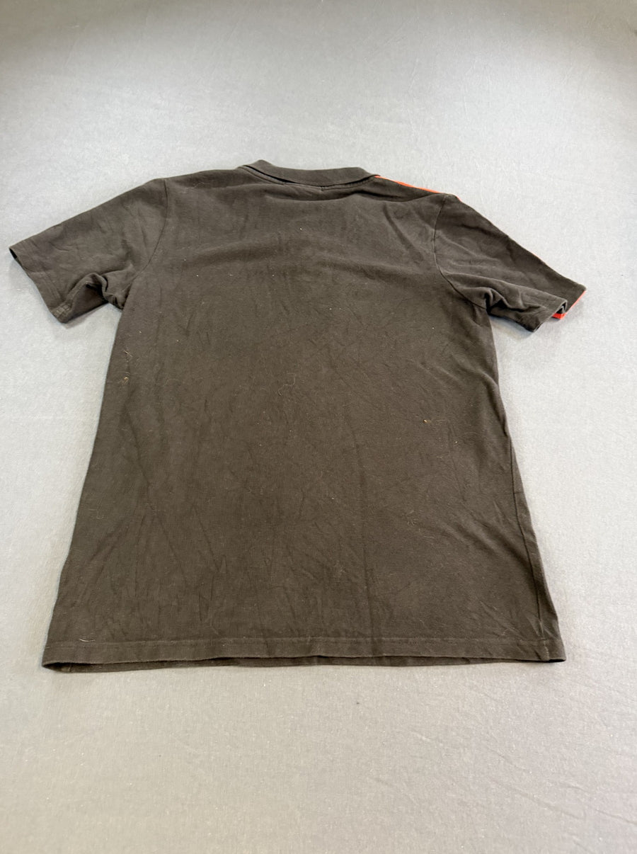 Zwart voetbalshirt (poloshirt) New Balance - Liverpool FC Garuda Indonesia 2015/16, maat S