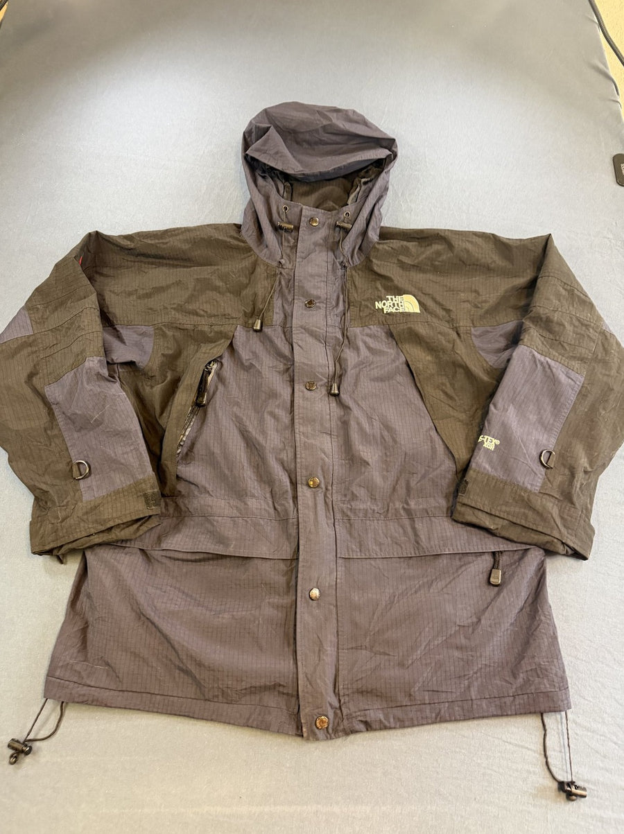 Blauwe The North Face Summit Series regenjas (shelljas / outdoorjack), maat L