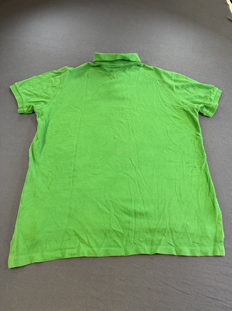Groen Polo Ralph Lauren Poloshirt – Vintage Heren Maat L (Piquéshirt / Golfshirt)