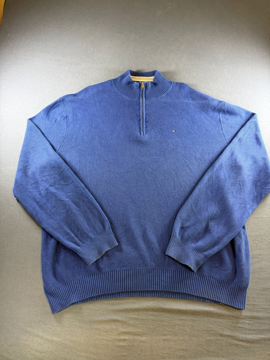 Tommy Hilfiger trui blauw heren maat XXL sweater pullover gebreid