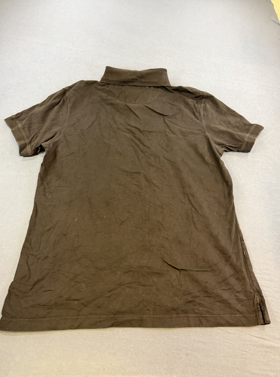 Zwarte Barbour International polo (poloshirt) maat XL - piqué katoen