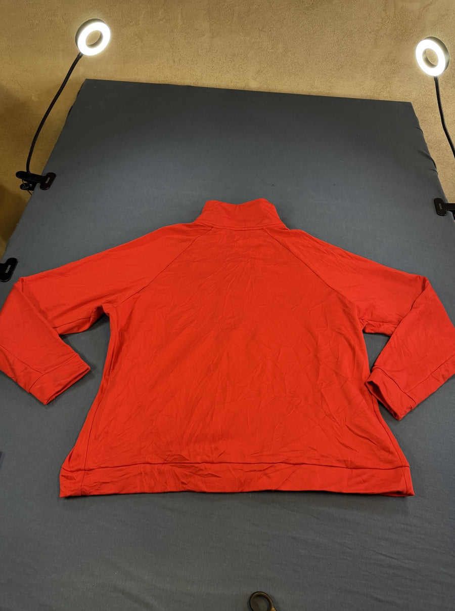 Rood Nike heren sweater (troyer / quarter zip) maat XXL