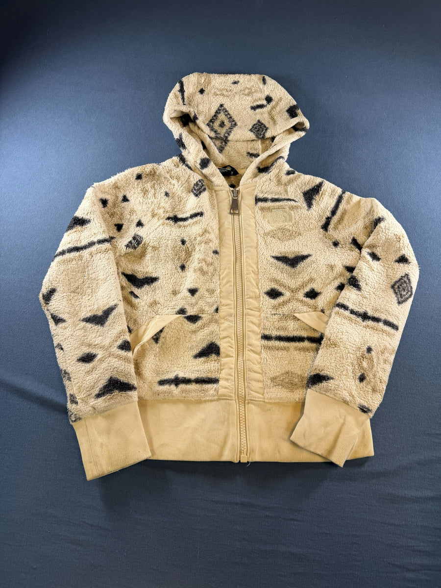 The North Face Fleece vest beige print
