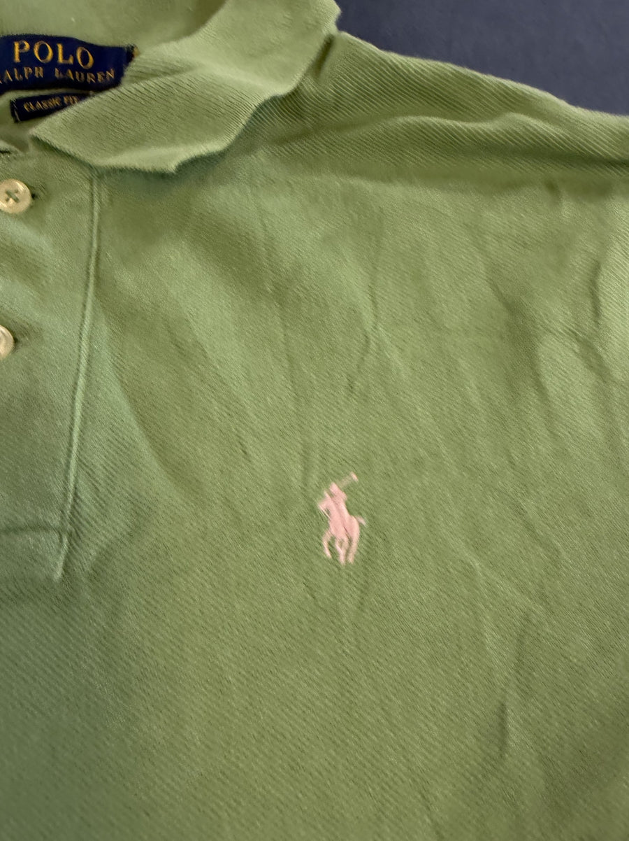 Groen Polo Ralph Lauren polo (piqué poloshirt), maat S Classic Fit