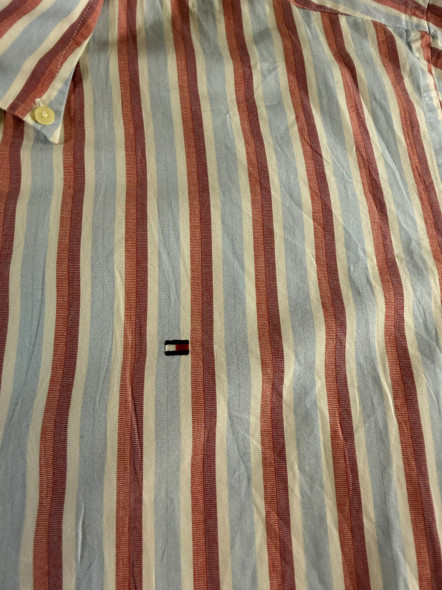 Tommy Hilfiger Blouse paars gestreept