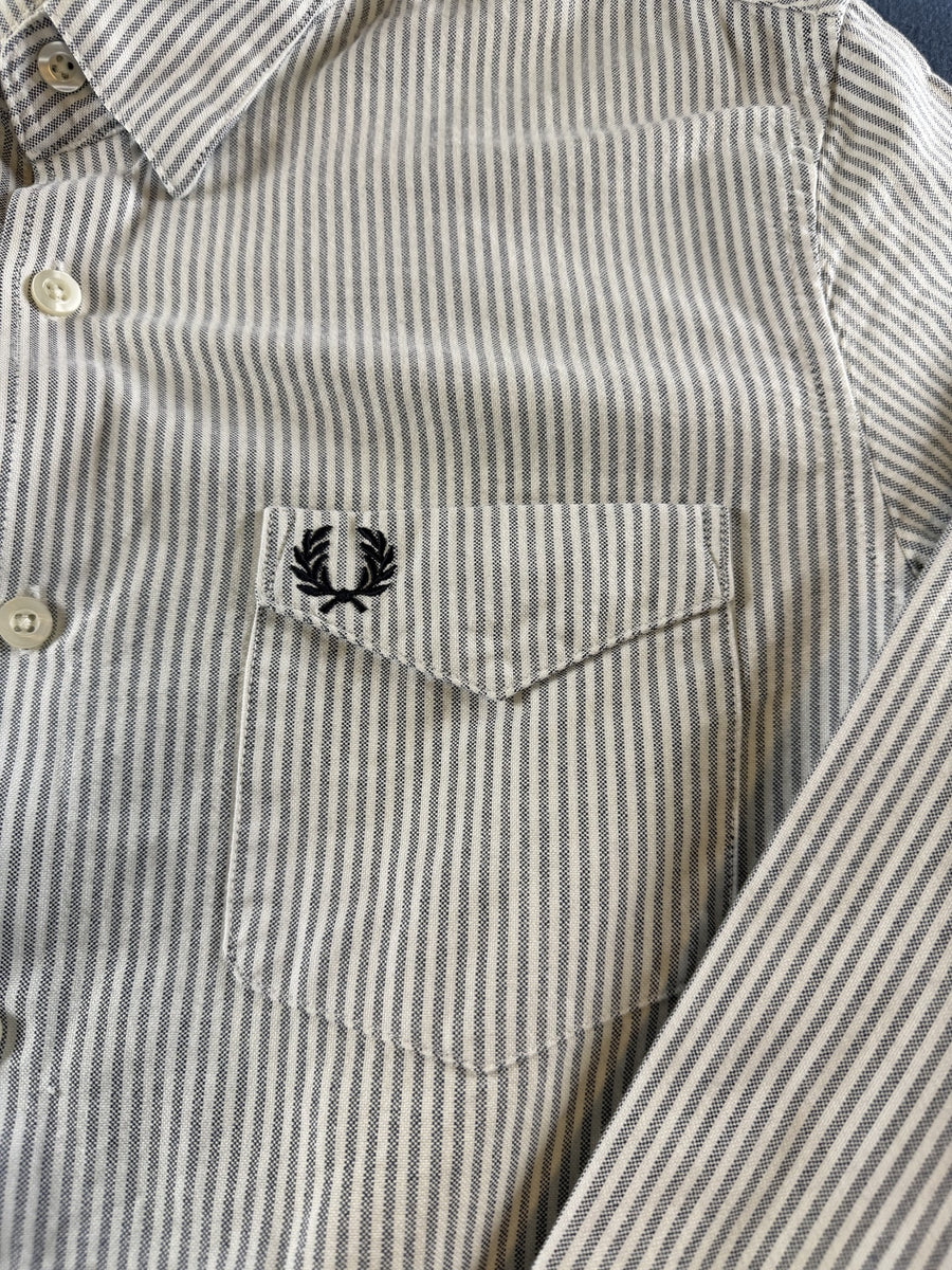 Fred Perry Blouse wit gestreept