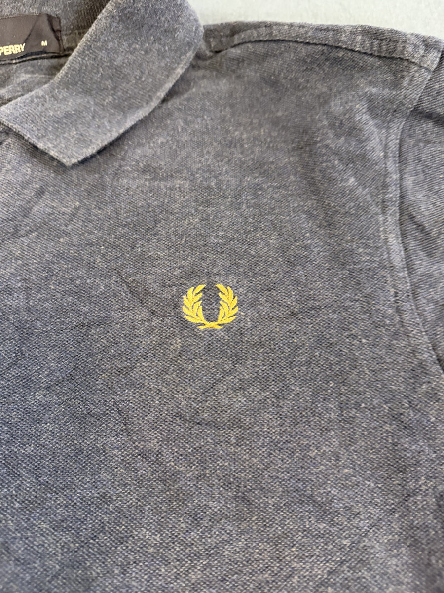 Blauw Fred Perry heren polo maat M (piqué shirt / poloshirt)