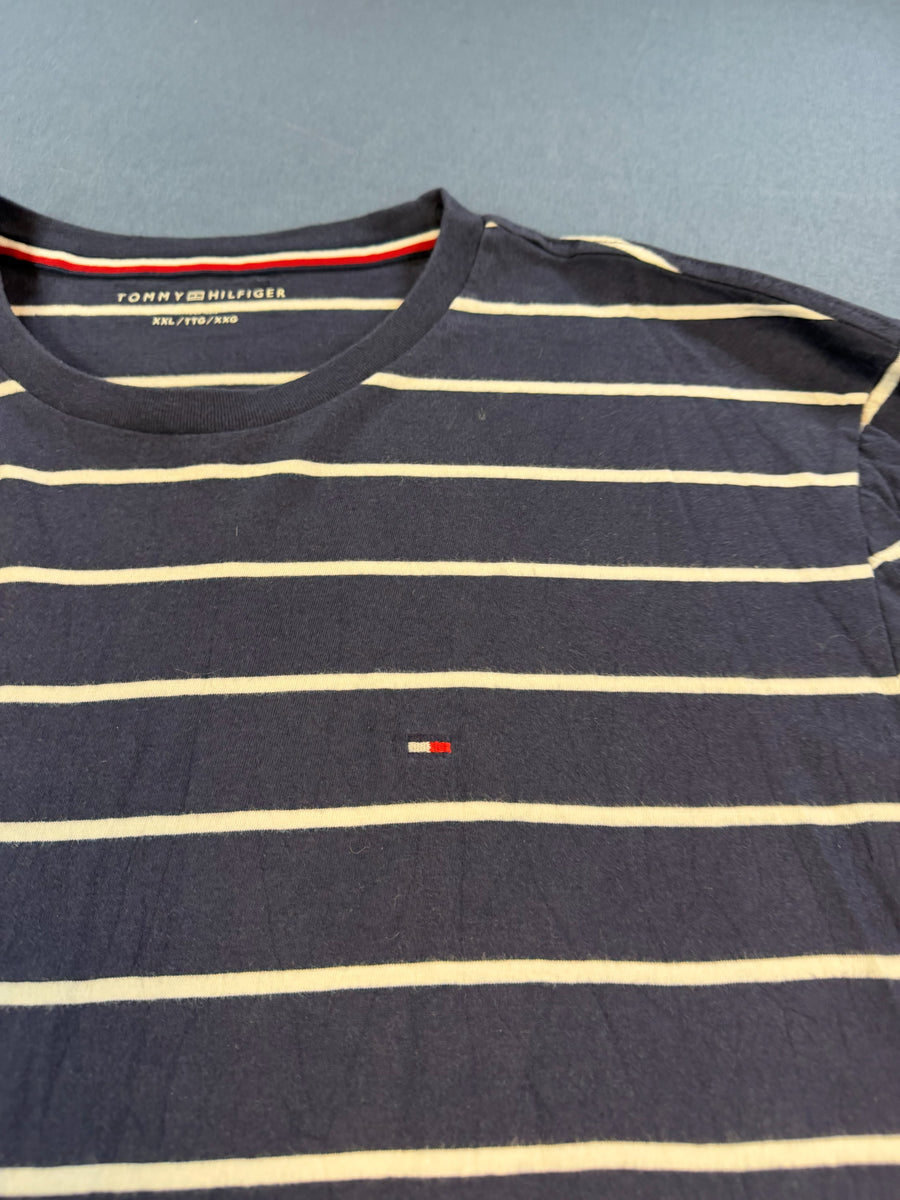 Tommy Hilfiger gestreepte shirts zwart gestreept heren maat XXL gestreepteshirts