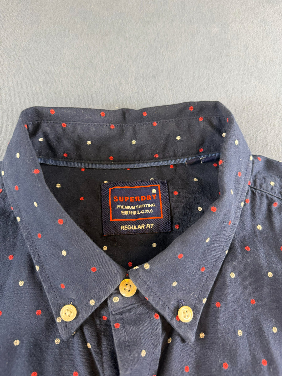 Superdry Blouse blauw print