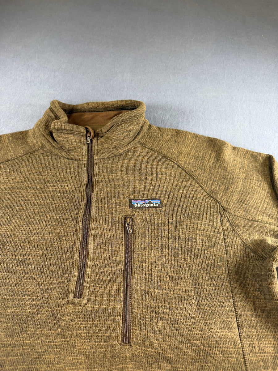 Patagonia Better Sweater sweater groen / khaki heren maat M sweatshirt trui crewneck