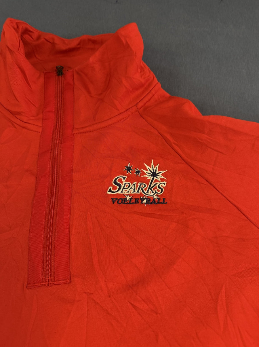 Rood Nike heren sweater (troyer / quarter zip) maat XXL