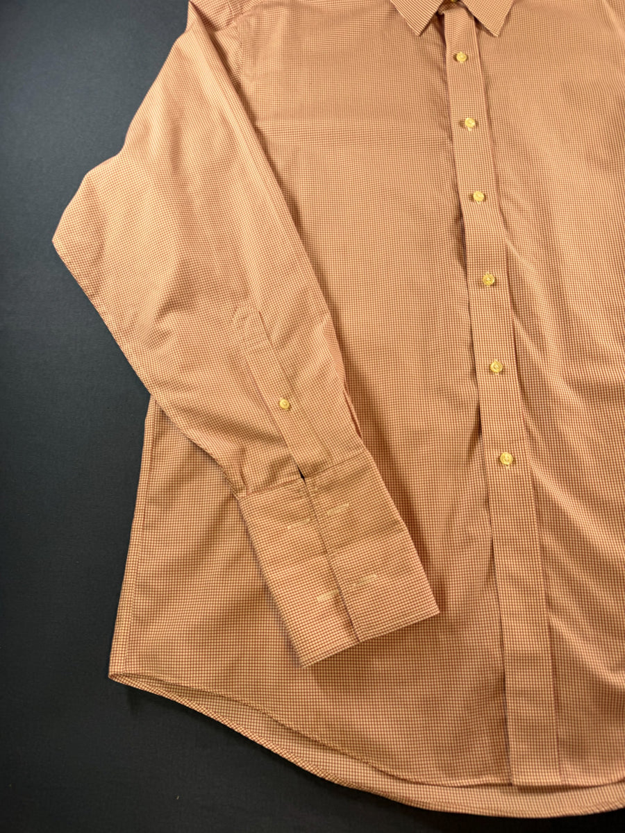 Brooks Brothers Blouse oranje geruit