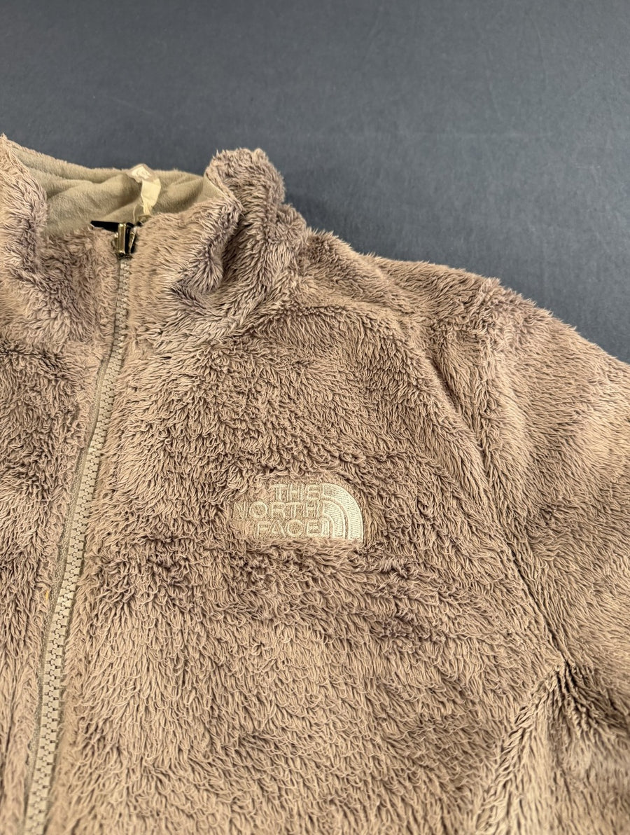 Grijze sherpa fleecejack The North Face (fleecevest) maat S