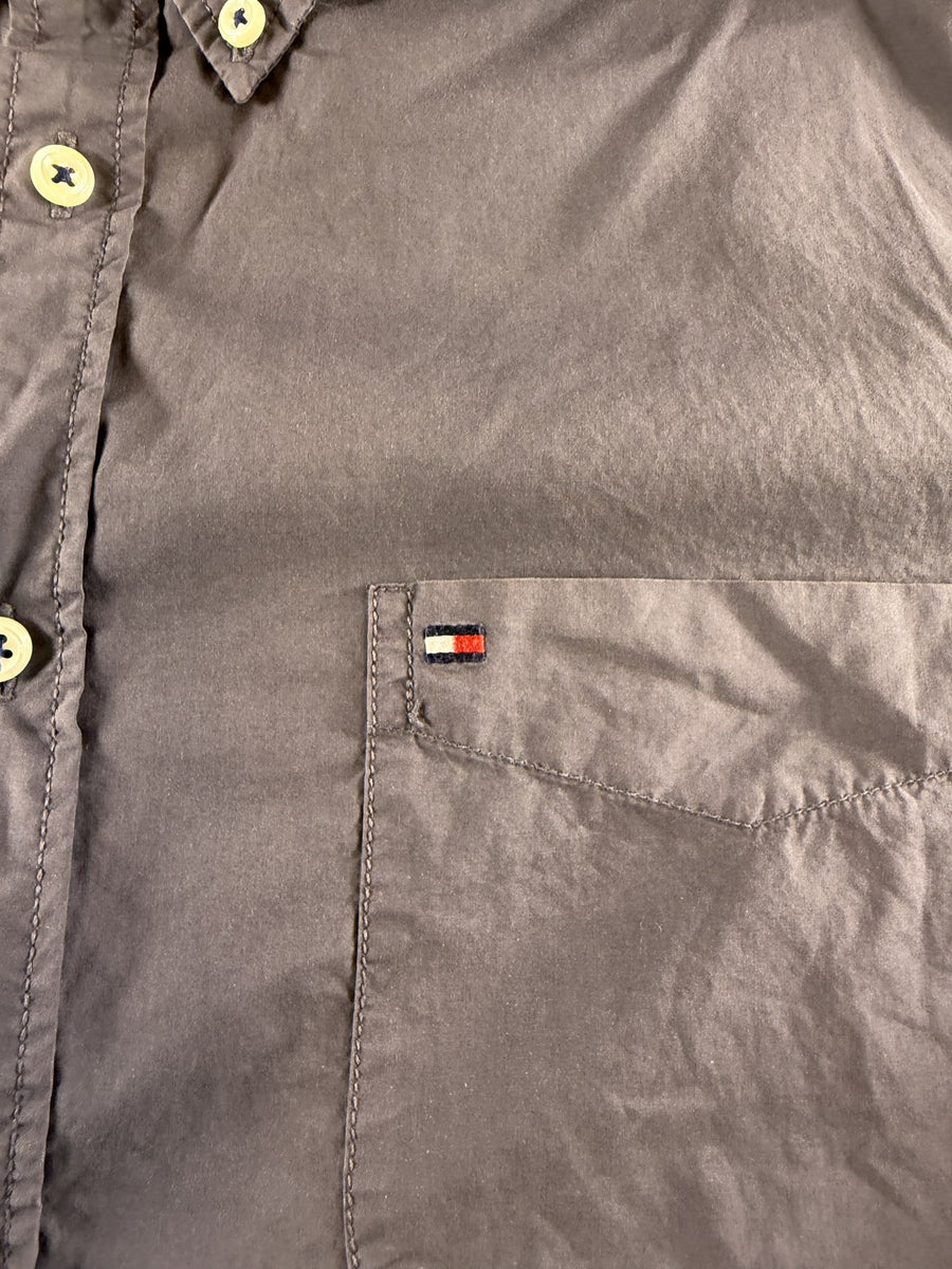 Tommy Hilfiger overhemd grijs maat XL New York Fit